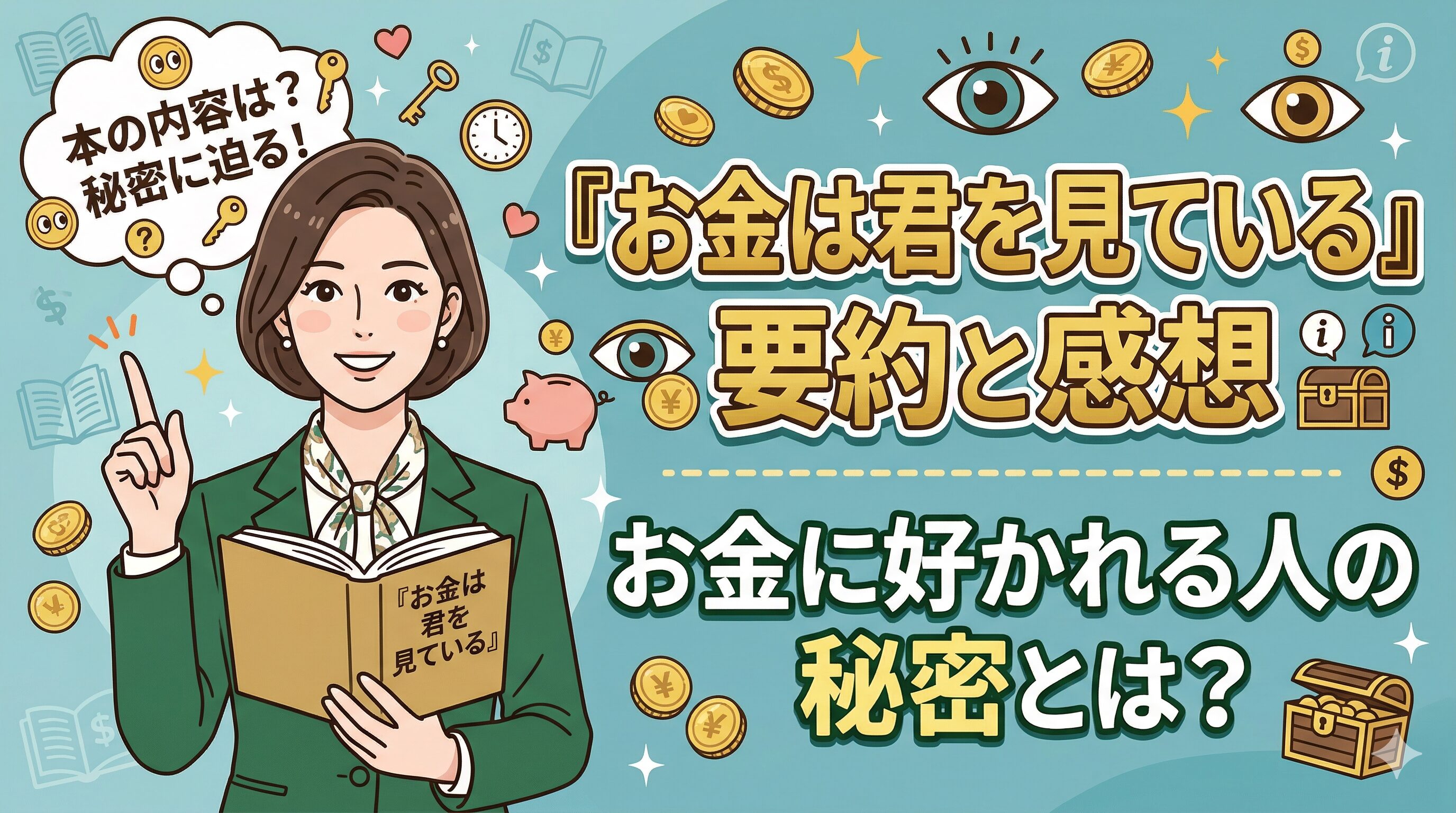 『お金は君を見ている』要約と感想｜お金に好かれる人の秘密とは？