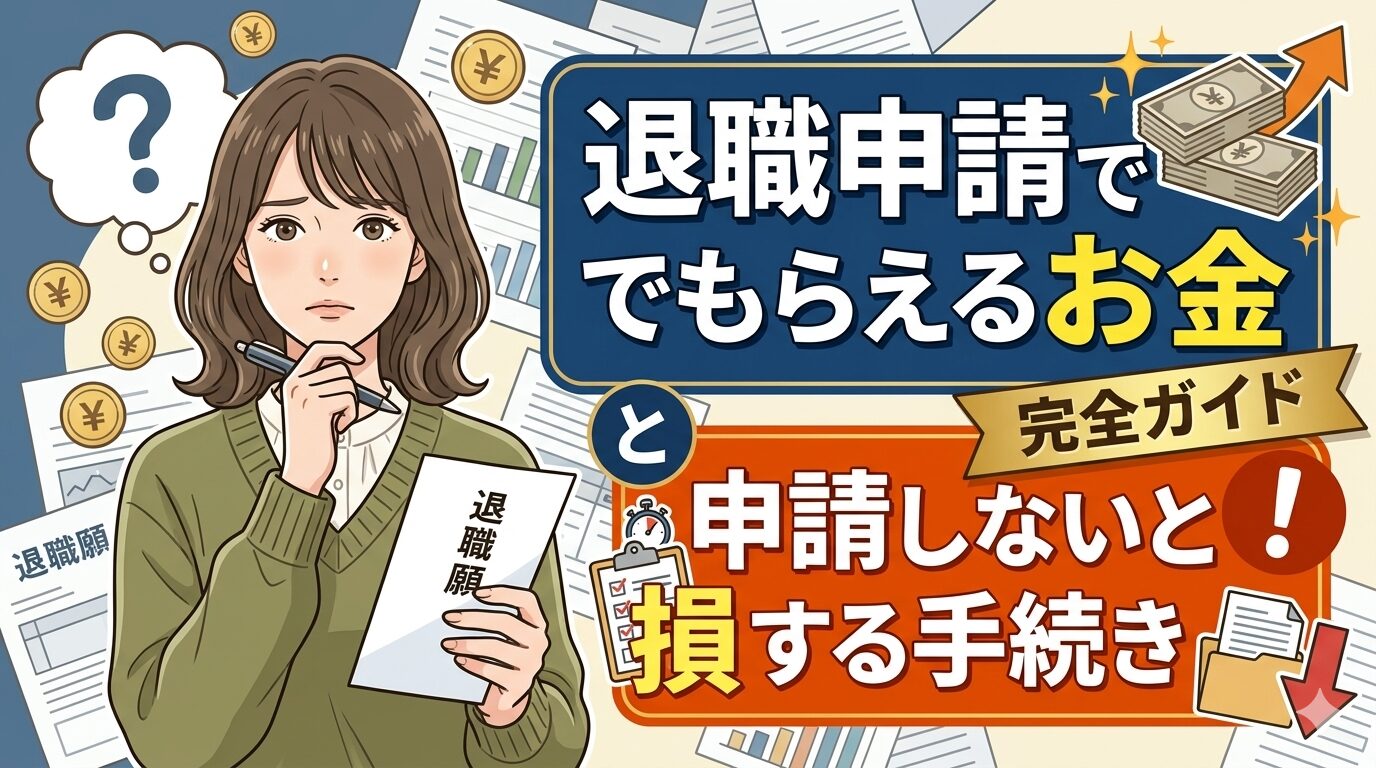 退職申請でもらえるお金と申請しないと損する手続き完全ガイド