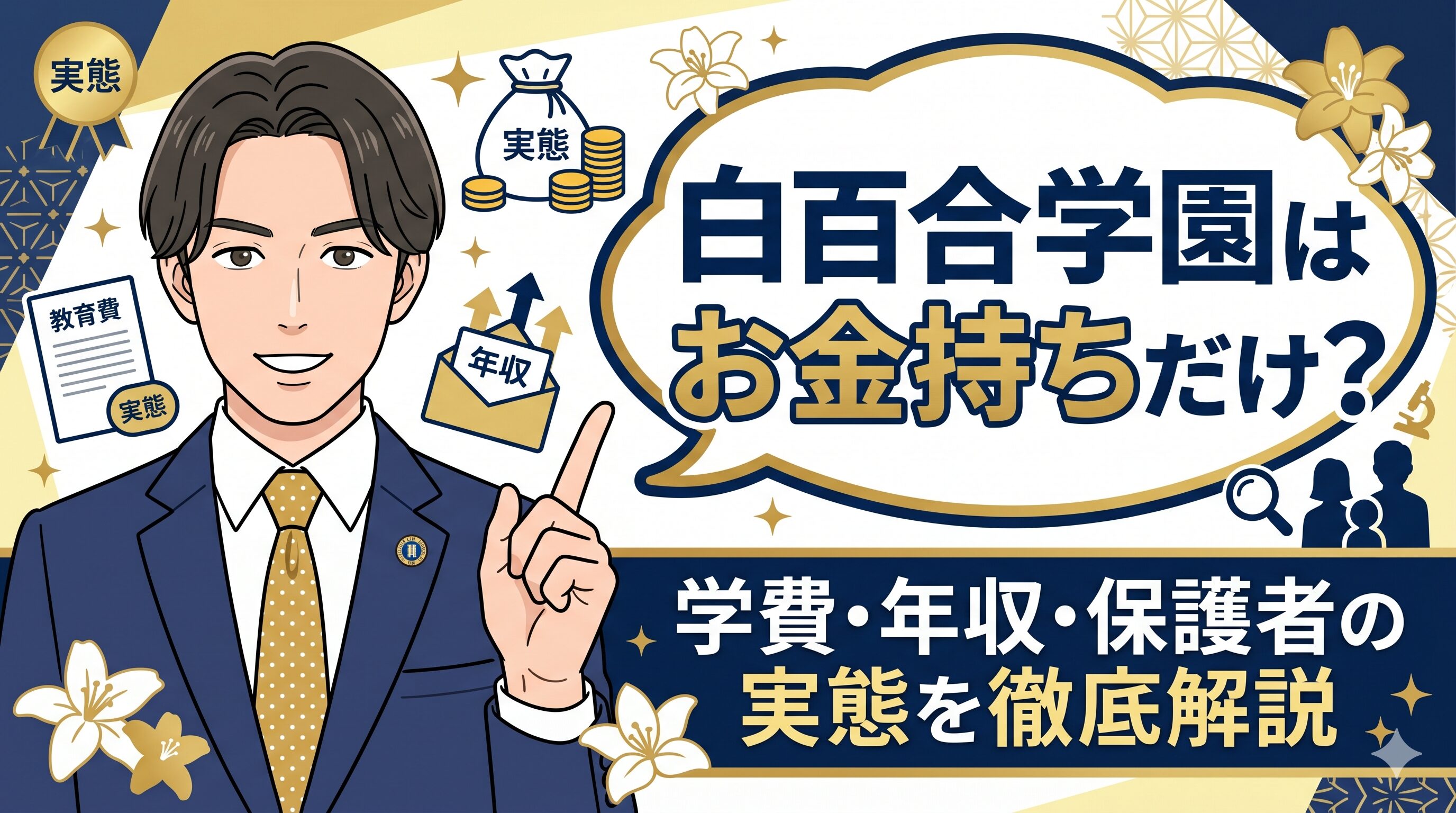 白百合学園はお金持ちだけ？学費・年収・保護者の実態を徹底解説