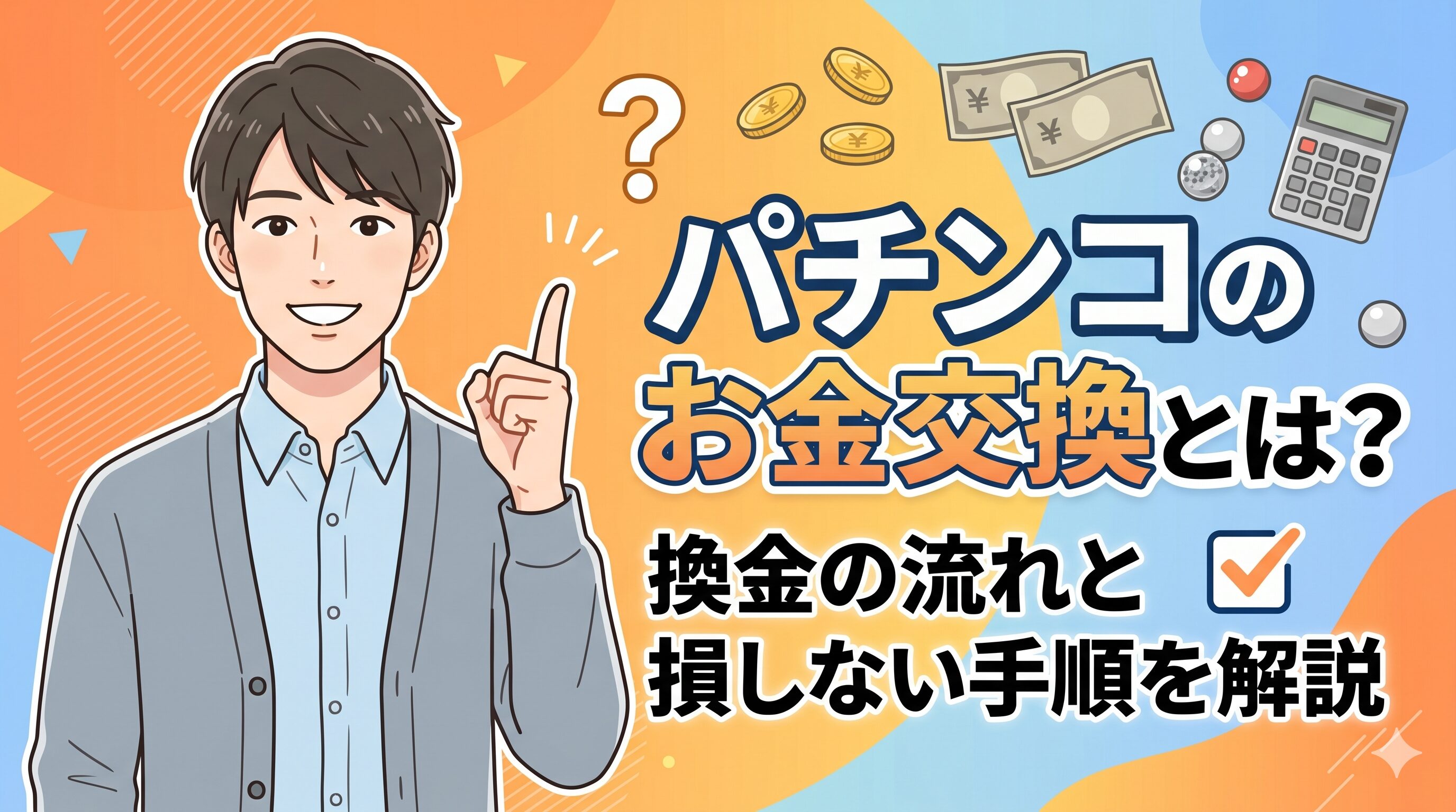 パチンコのお金交換とは？換金の流れと損しない手順を解説