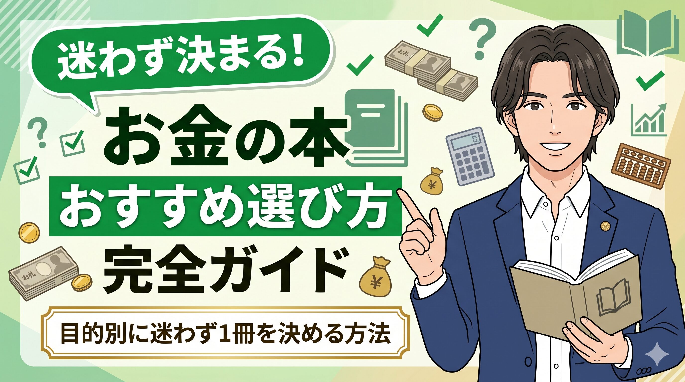 お金の本おすすめ選び方完全ガイド｜目的別に迷わず1冊を決める方法