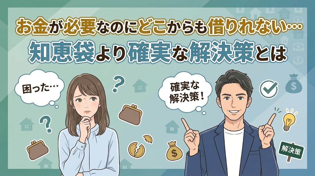 お金が必要なのにどこからも借りれない…知恵袋より確実な解決策とは